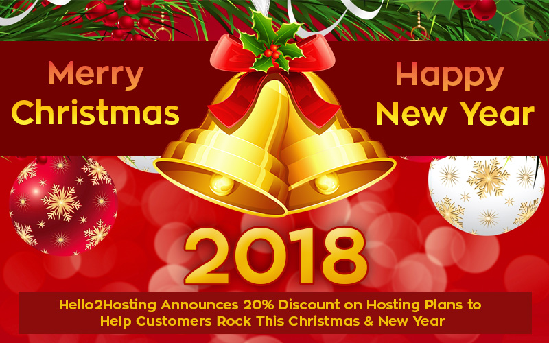 Hello2Hosting Announces 20% Discount on Hosting Plans to Help Customers Rock This Christmas & New Year4